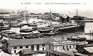 Alger - Port - Station des Transatlantiques et Amiraute